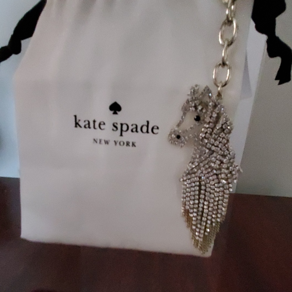 Kate Spade Golden Horse Key Fob - Picture 2 of 7
